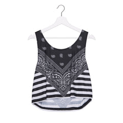 Black Amobea Crop Top