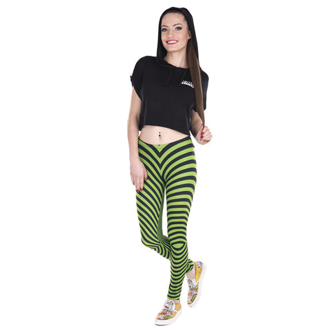 Green N' Black Stripes