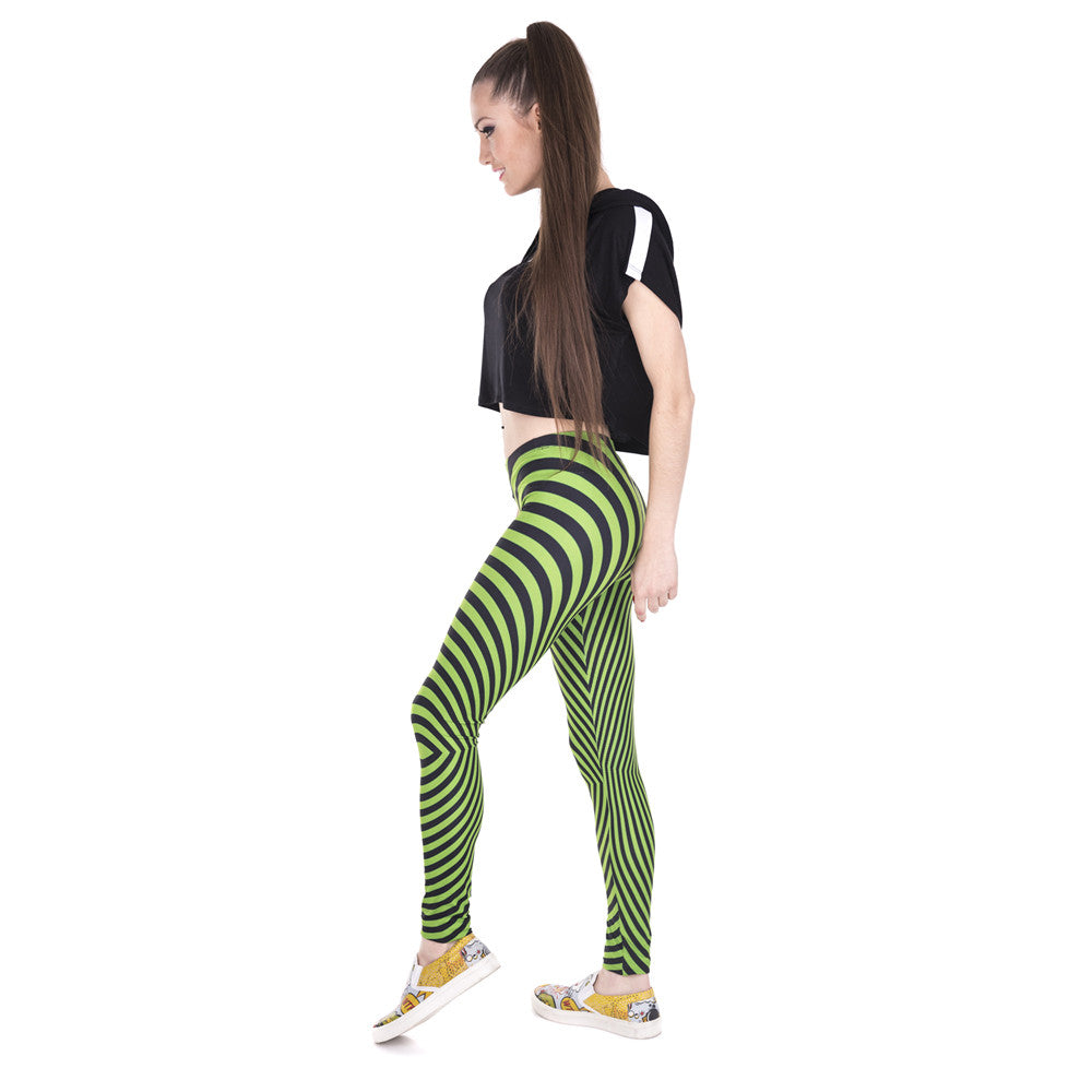 Green N' Black Stripes