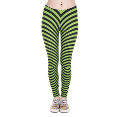 Green N' Black Stripes