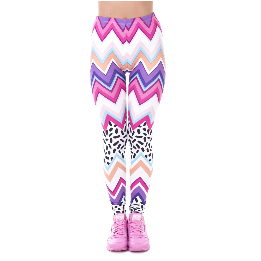 Pink Zig Zag Dashes