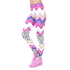 Pink Zig Zag Dashes