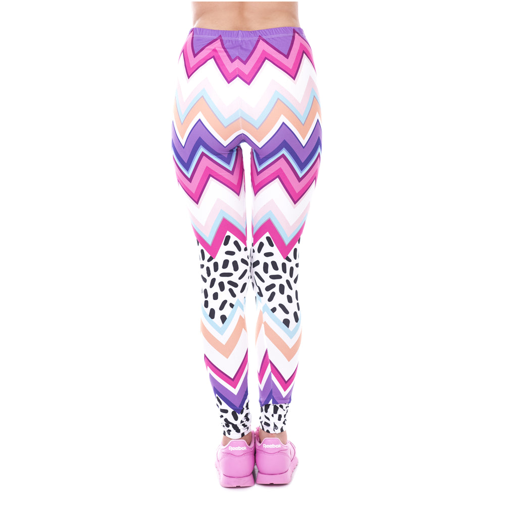 Pink Zig Zag Dashes
