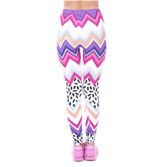 Pink Zig Zag Dashes