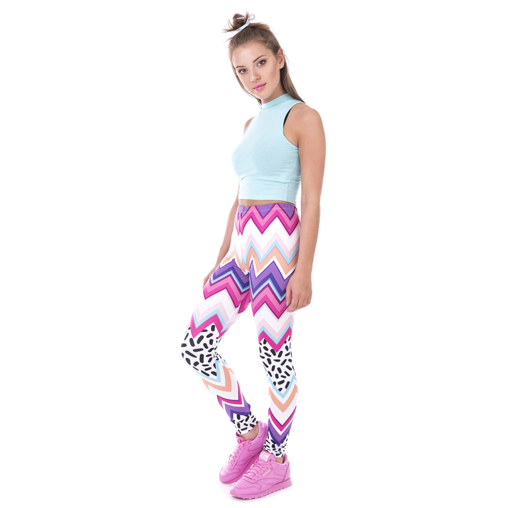 Pink Zig Zag Dashes