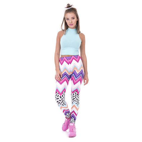Pink Zig Zag Dashes