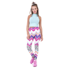 Pink Zig Zag Dashes