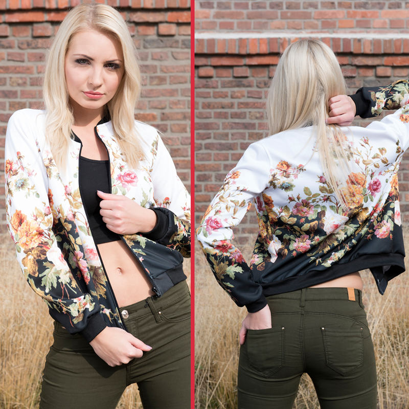 Fashion Flowers Jacket