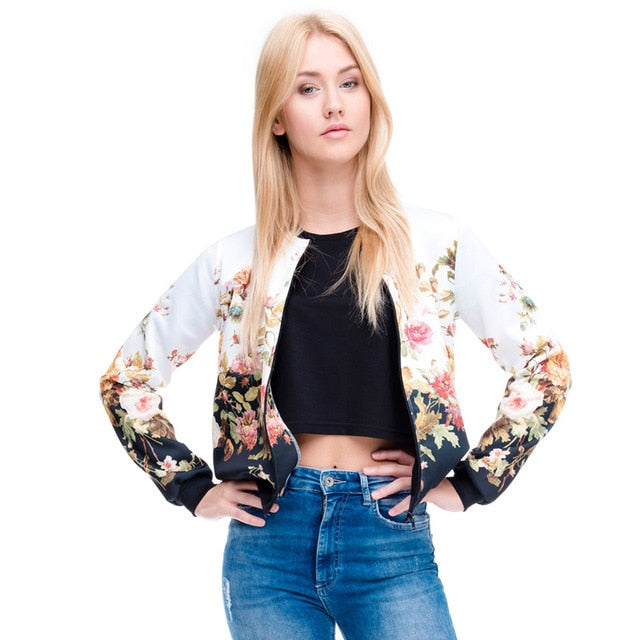 Fashion Flowers Jacket