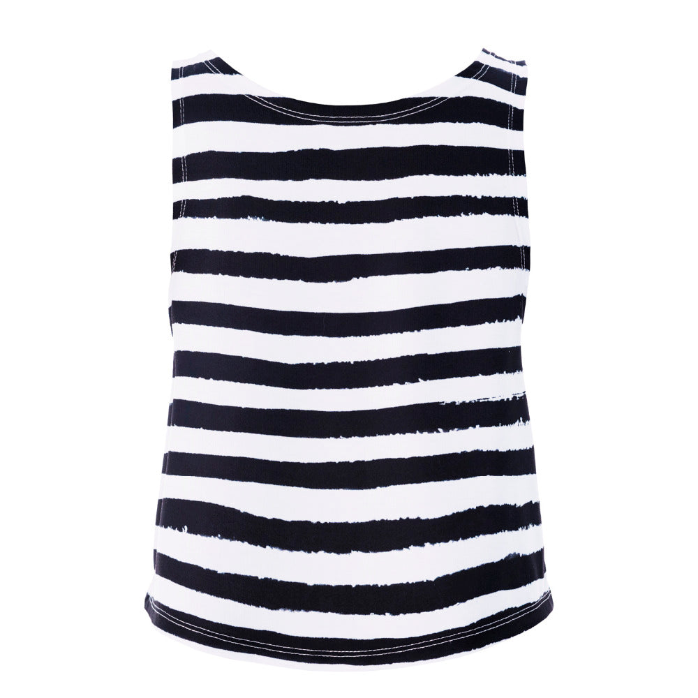 Fries Stripes Crop Top