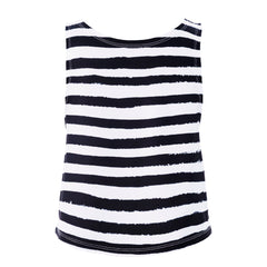Fries Stripes Crop Top