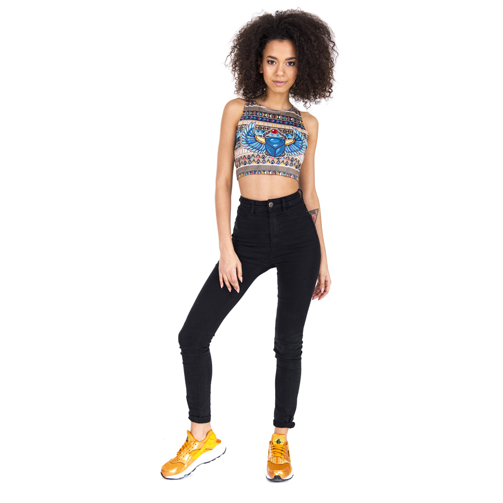 Winged Scarab Fitness Bra