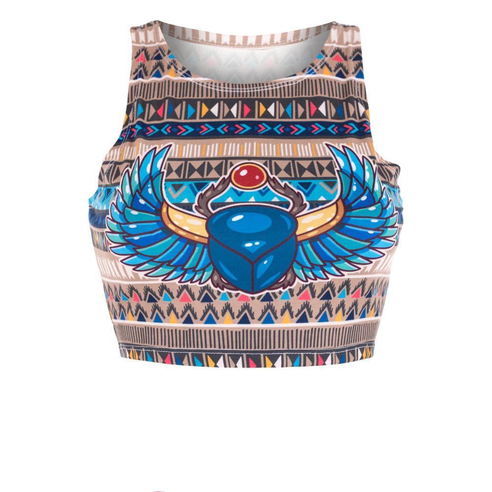 Winged Scarab Fitness Bra