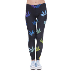 Dark Weed Leaves