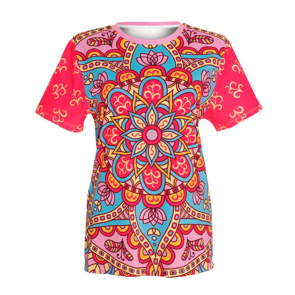 Pink N' Yellow Mandala T-Shirt