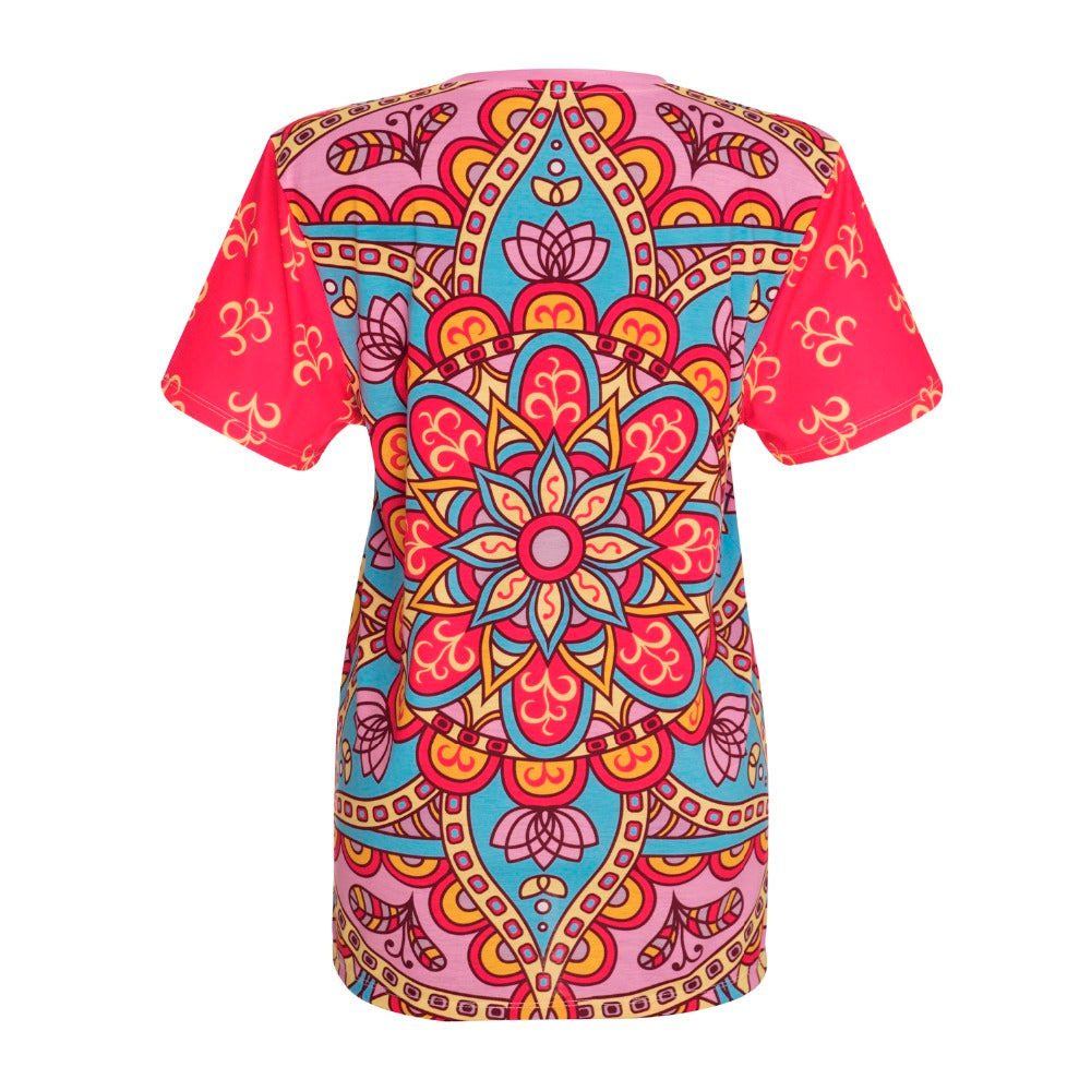 Pink N' Yellow Mandala T-Shirt