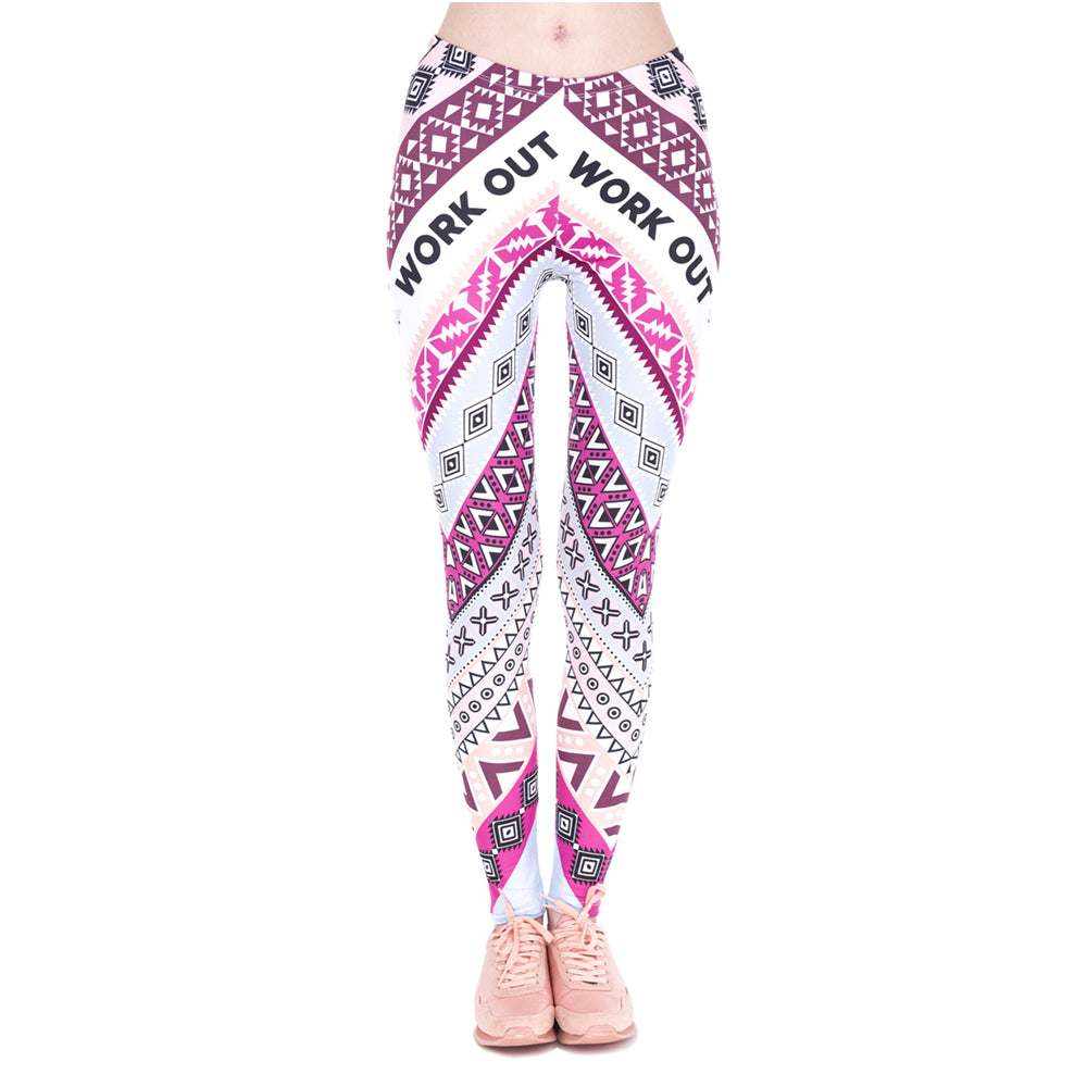 Pink N' White Aztec Design