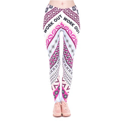Pink N' White Aztec Design