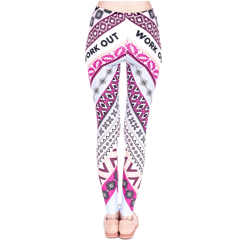 Pink N' White Aztec Design