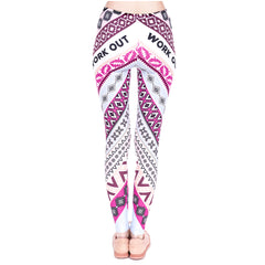 Pink N' White Aztec Design