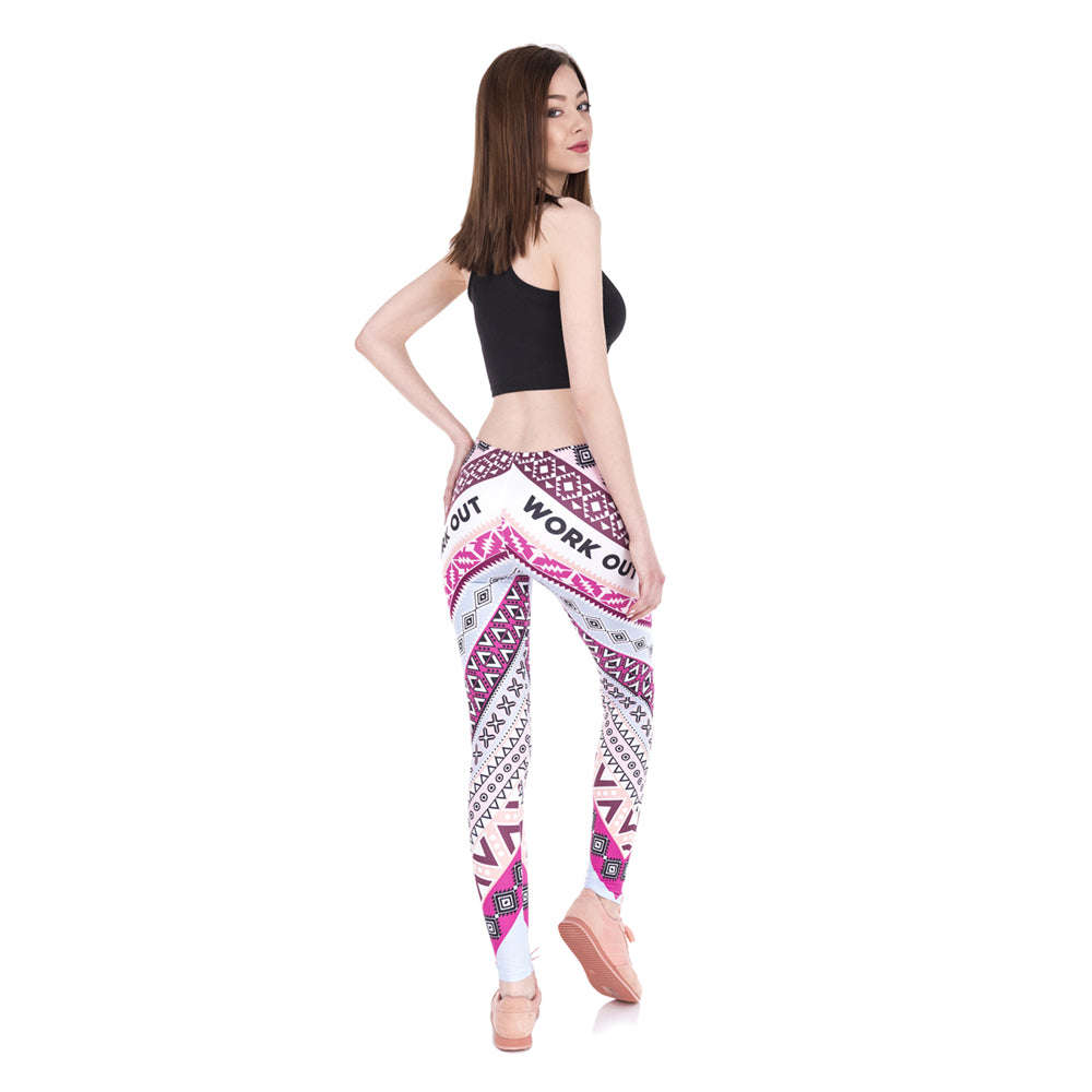 Pink N' White Aztec Design