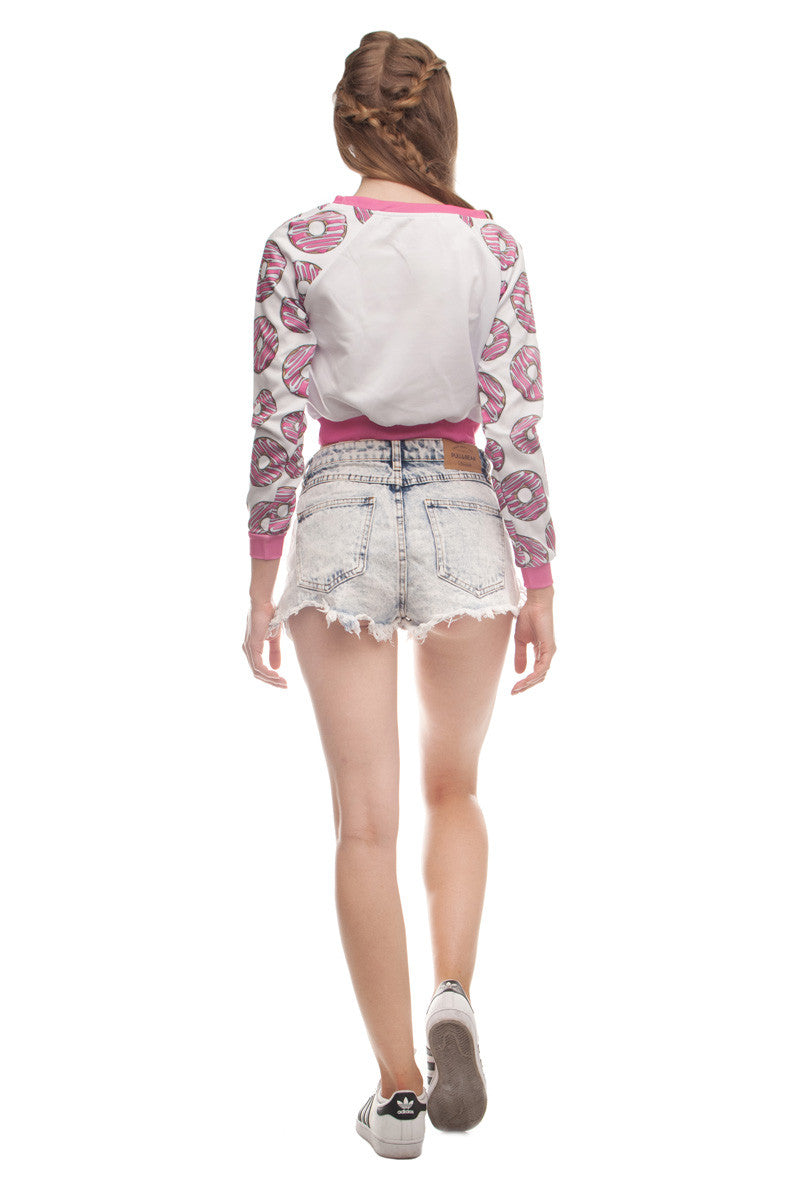 Crop Donuts Sweater