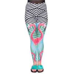 Flamingo Palm Leaves
