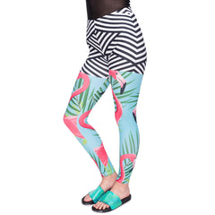 Flamingo Palm Leaves