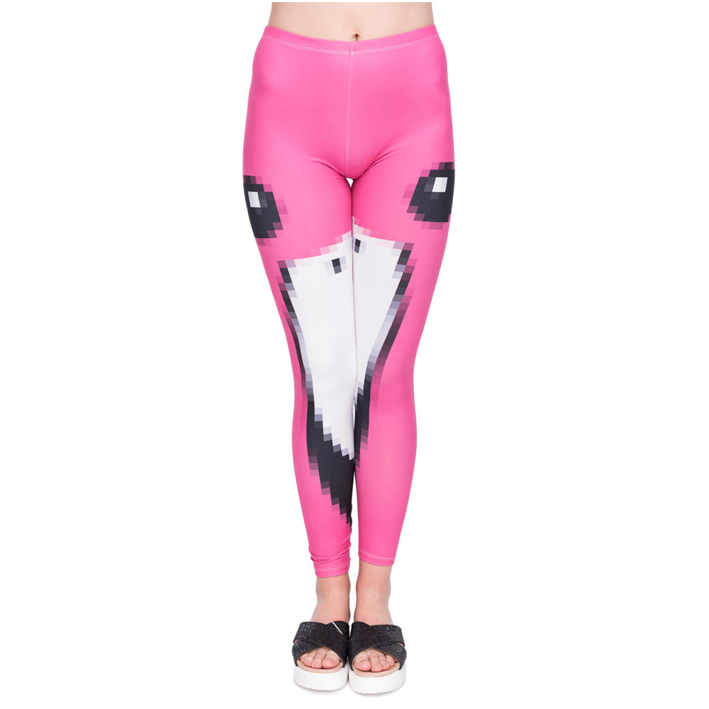 Pixelated Flamingo