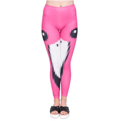 Pixelated Flamingo