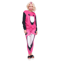 Pixelated Flamingo