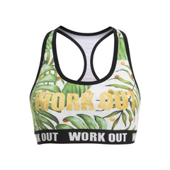Workout Gold Palm Fitness Bra