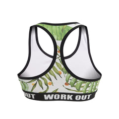Workout Gold Palm Fitness Bra