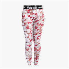 Workout Gray N' Red Triangles