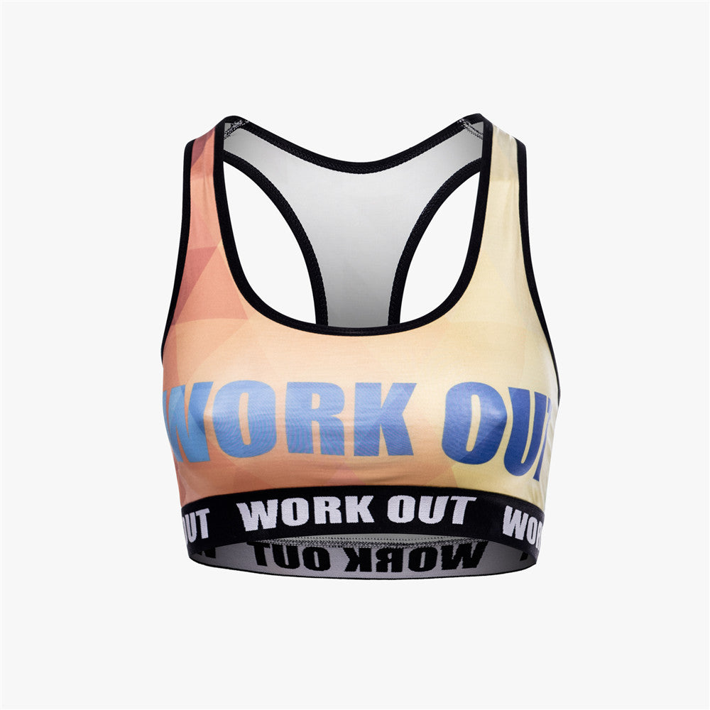 Workout Rainbow Fitness Bra