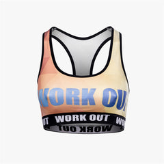 Workout Rainbow Fitness Bra