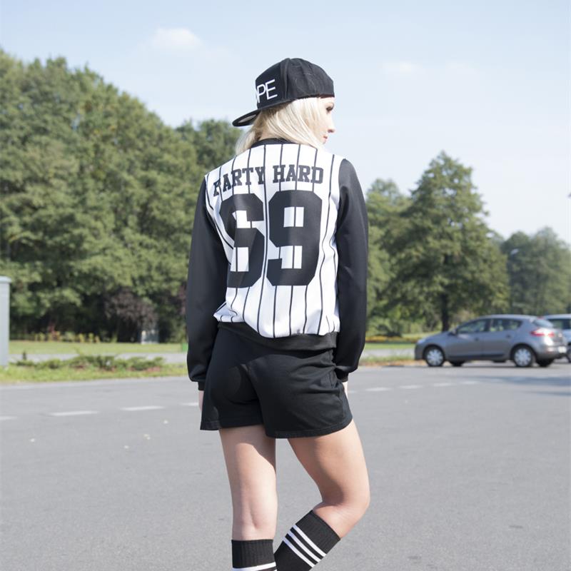 Black N' White Baseball Jacket