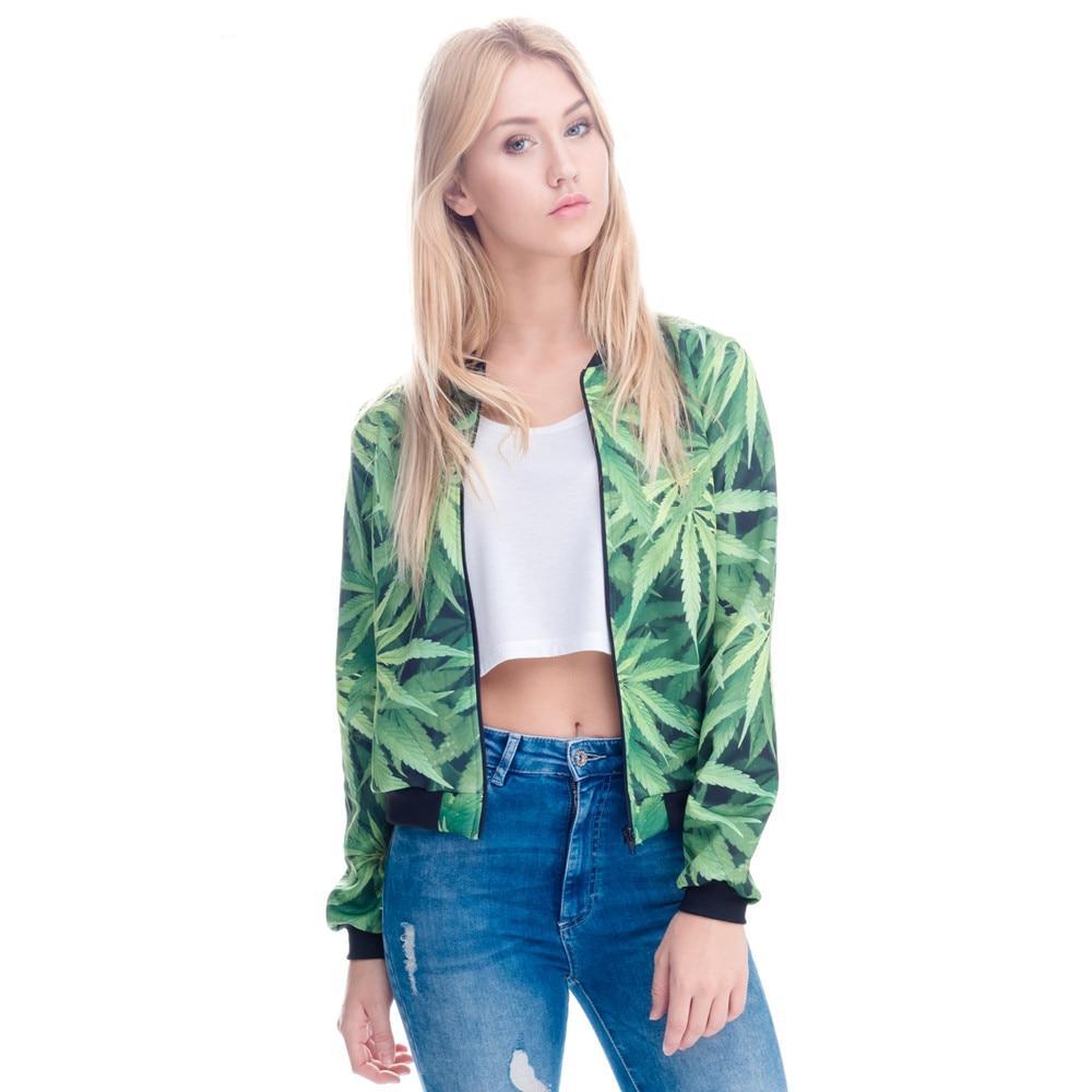 Weed Leaves Jacket
