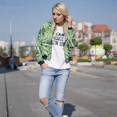 Weed Leaves Jacket