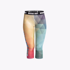 Capri Workout Faded Triangles