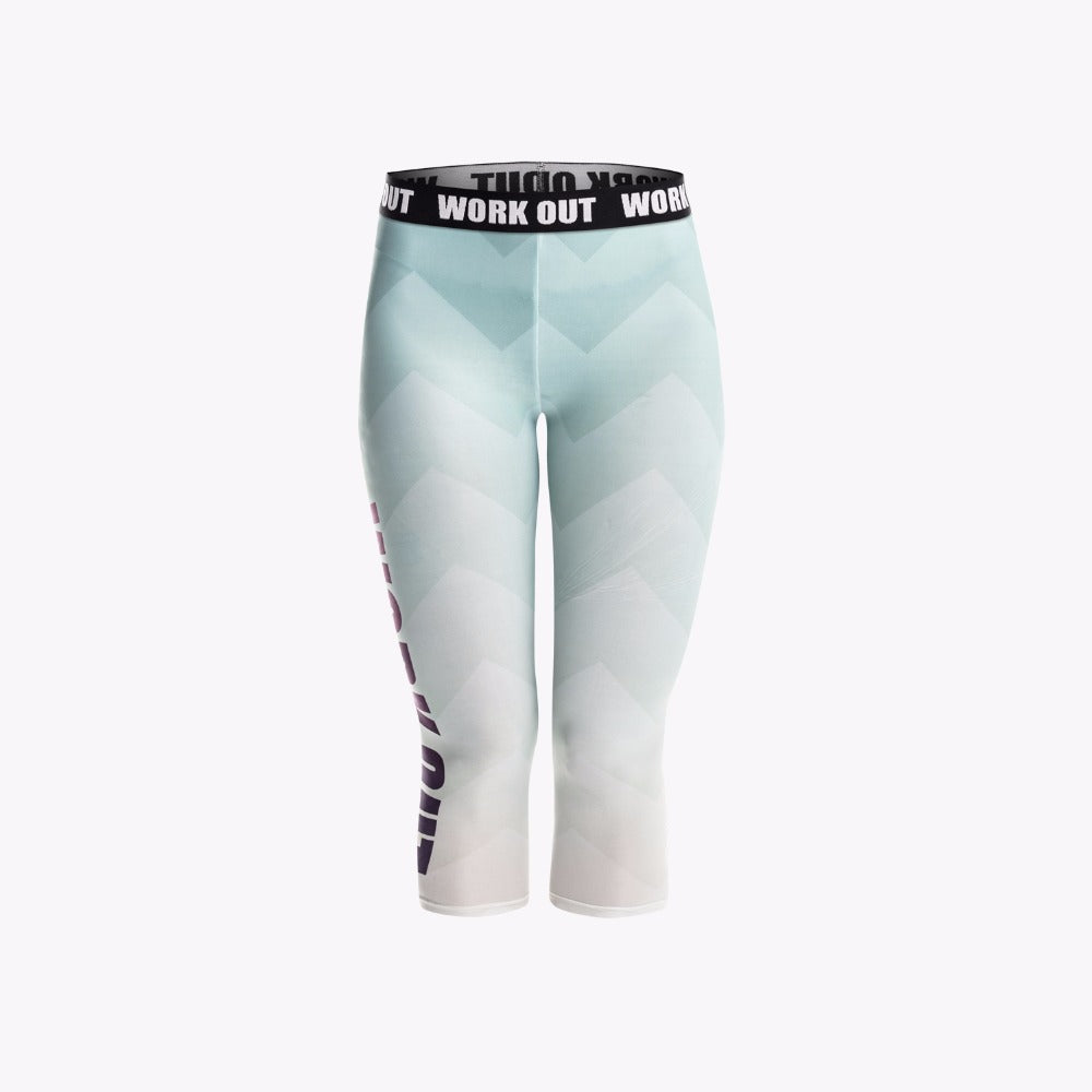 Capri Workout Faded Blue