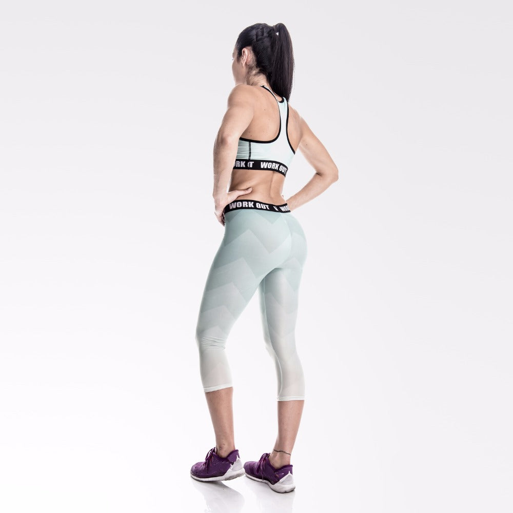 Capri Workout Faded Blue