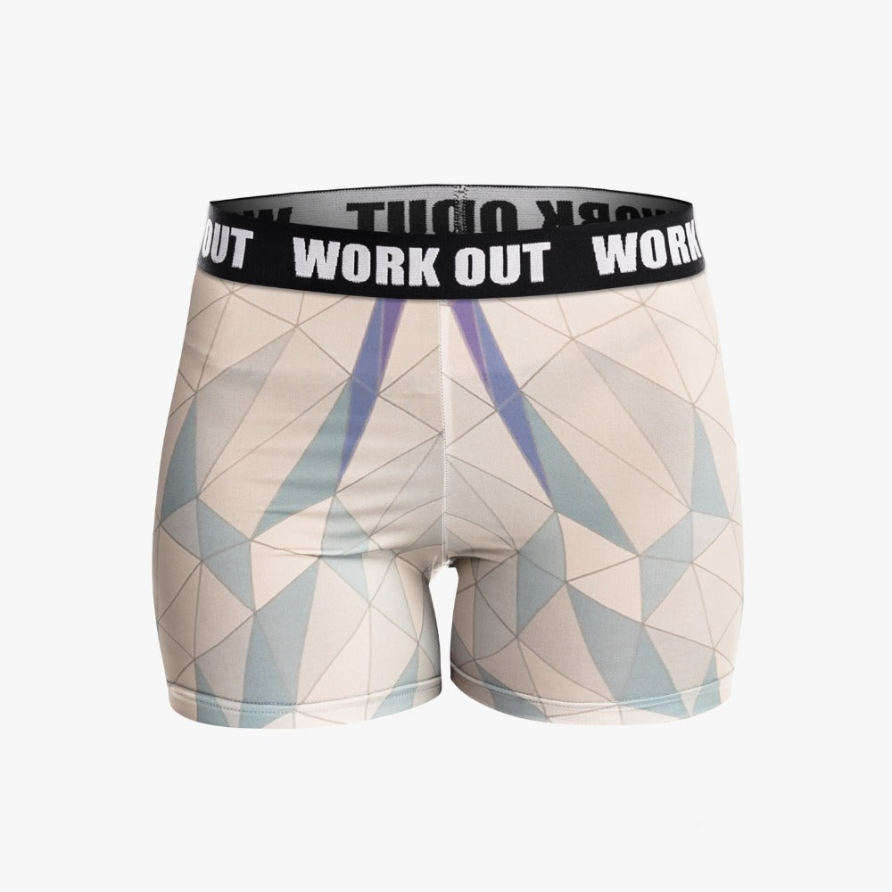 White Gradient Shorts
