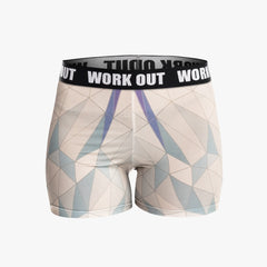 White Gradient Shorts