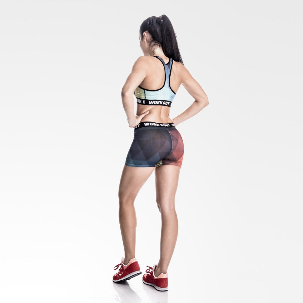 Faded Triangles Shorts