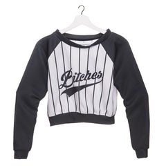 Crop Baseball Sweater