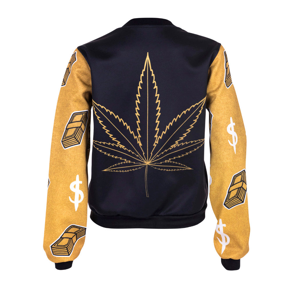 Gold Weed Jacket
