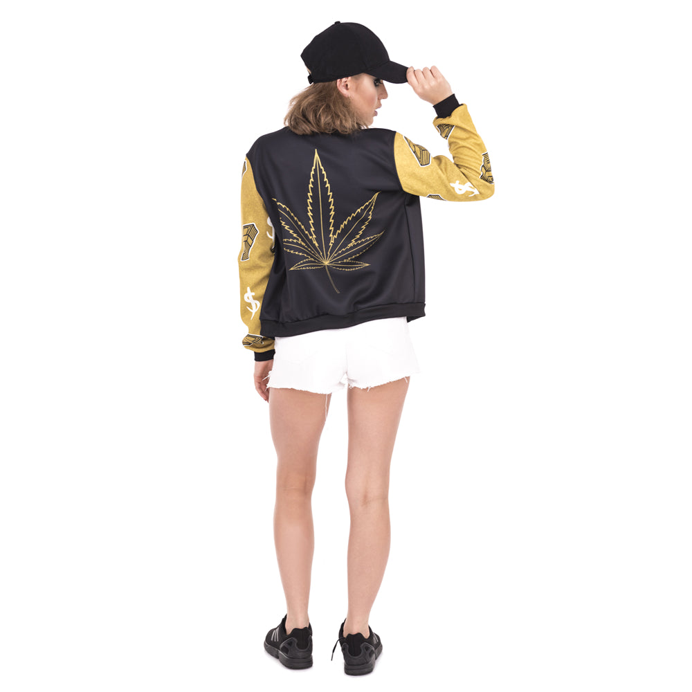 Gold Weed Jacket