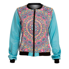 Simple Blue Mandala Jacket