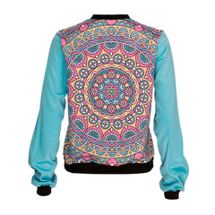 Simple Blue Mandala Jacket